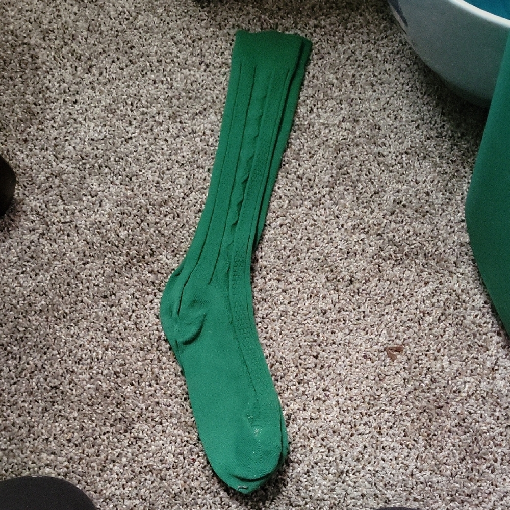Green Girl Scout Socks
